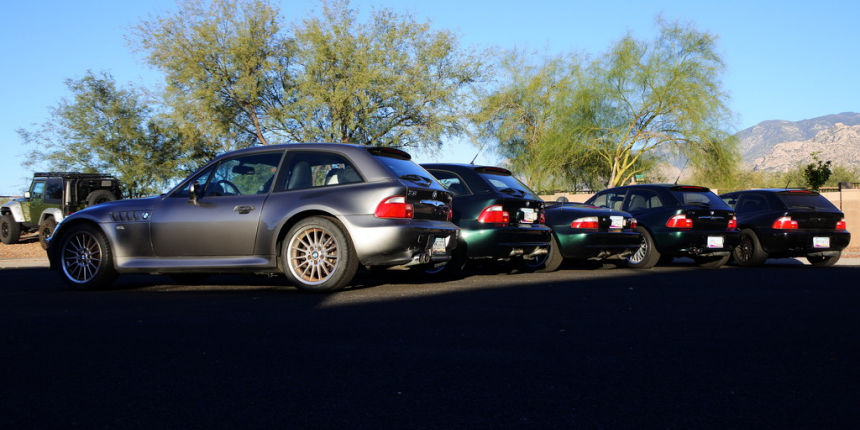 2001 BMW Z3 Coupe in Sterling Gray over Black