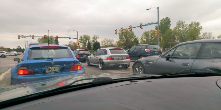 2001 Sterling Gray over Black Z3 Coupe