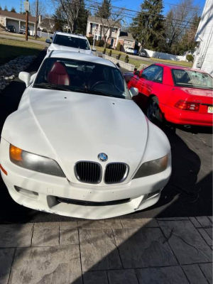 1999 BMW Z3 Coupe in Alpine White 3 over Tanin Red
