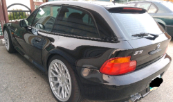 1999 BMW Z3 Coupe in Jet Black 2 over Tanin Red