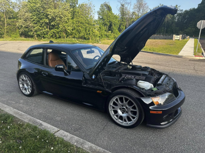 1999 BMW Z3 Coupe in Jet Black 2 over Walnut