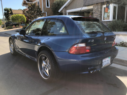 2000 BMW Z3 Coupe in Topaz Blue Metallic over E36 Sand Beige